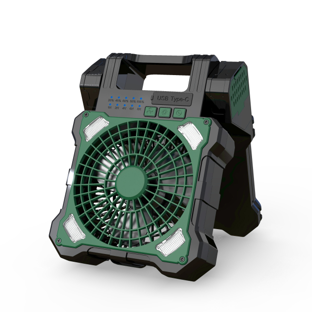 BALACN F904 Dual Solar Panel Removeable Fan