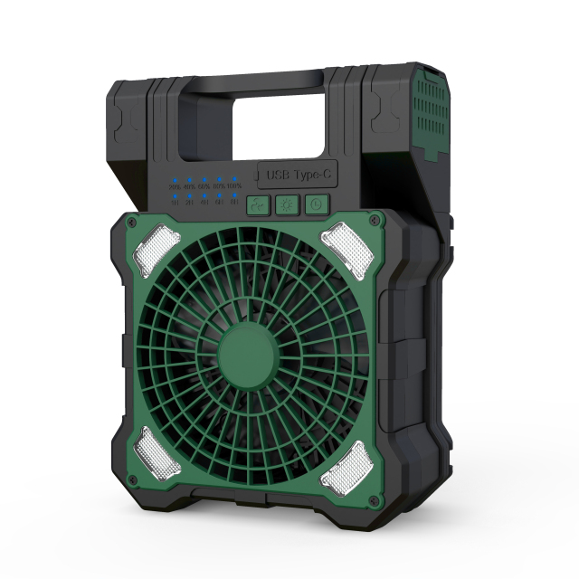 BALACN F904 Dual Solar Panel Removeable Fan