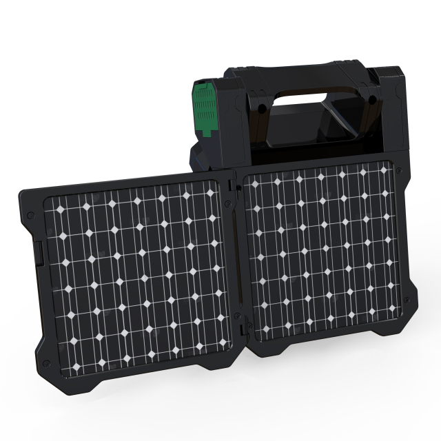 BALACN F904 Dual Solar Panel Removeable Fan