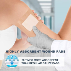 Alginate Dressing In Sheet, size 10 cm x 10 cm / 4"x 4", Advanced Wound Care Solution, Suitable for cuts and lacerations, Post Surgical Wounds