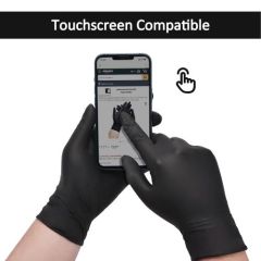 Disposable Exam Powder Free Nitrile Gloves-for Healthcare & Food Handling Use