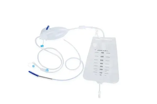 Disposable external drainage bag