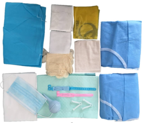 Disposable delivery kit