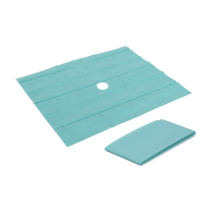 Disposable Surgical Drape with Hole-size 45 x 45 cm-for Dental Bibs, Nails, Tattoo, Dentist, Medical
