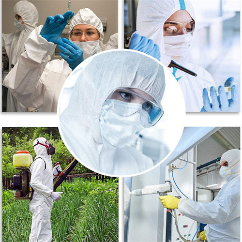 Medical Protective Coverall Without Shoe Cover-size 170 cm-for Healthcare & Lab Use