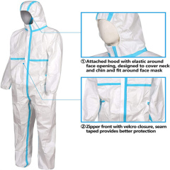 Medical Protective Coverall Without Shoe Cover-size 170 cm-for Healthcare & Lab Use