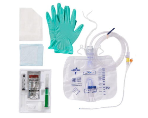 Disposable sterile catheter kit