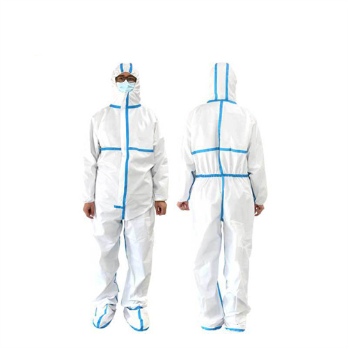 Medical Protective Coverall With Shoe Cover-size 165 cm-for Healthcare & Lab Use