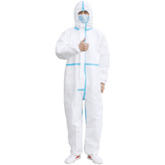 Medical Protective Coverall Without Shoe Cover-size 170 cm-for Healthcare & Lab Use