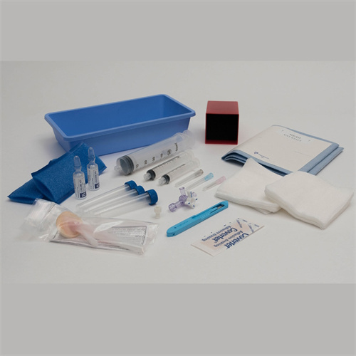 Disposable angiographic surgical kit