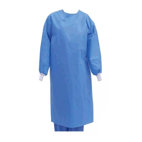 Isolation gown AAMI3-size 120 x 140 cm-with Elastic Wrists-Resistant and Latex-Free Gowns