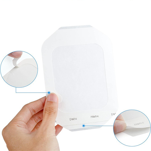 Transparent Film Dressing-Size 10 x 12 cm-Paper Frame Style- Waterproof breathable Wound care Adhesive Bandage