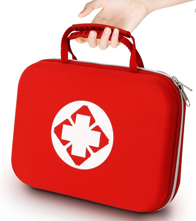 First Aid Kit Portable Red Camping