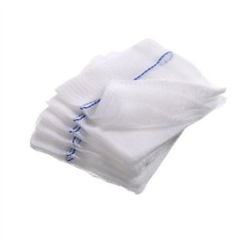 Absorbent gauze block-Size 40 cm x 40 cm x 8 ply-Absorbs fluids and body fluids easily