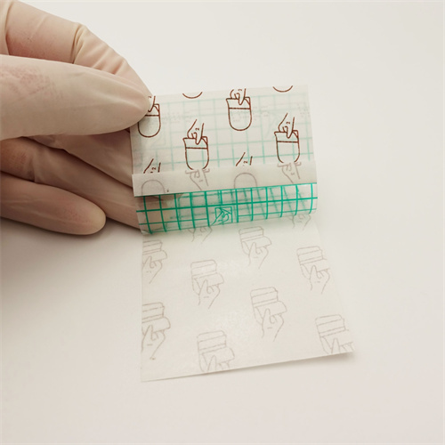 Transparent Film Dressing-Size 6 x 7 cm-Grid Pattern Style- Waterproof breathable Wound care Adhesive Bandage