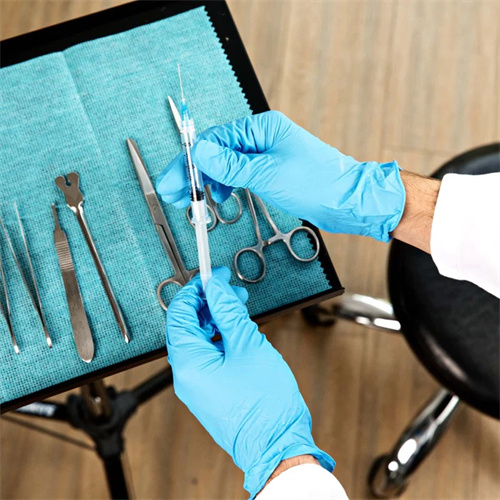 Disposable Surgical Powder Free Nitrile Gloves-Excellent stretch ability, durable and not easy to break, longer wearing time