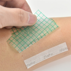 Transparent Film Dressing-Size 6 x 7 cm-Grid Pattern Style- Waterproof breathable Wound care Adhesive Bandage