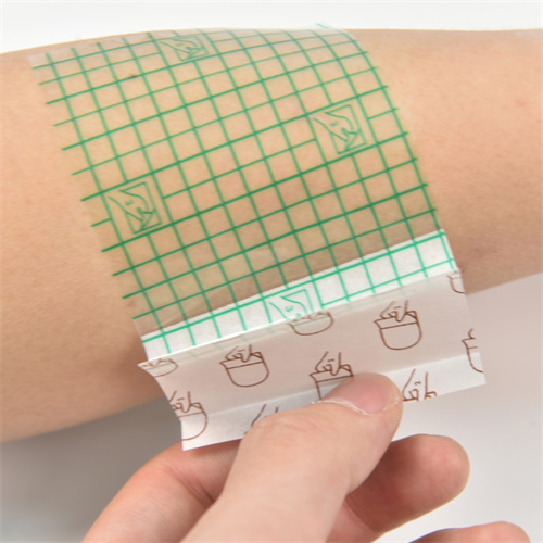 Transparent Film Dressing-Size 6 x 7 cm-Grid Pattern Style- Waterproof breathable Wound care Adhesive Bandage