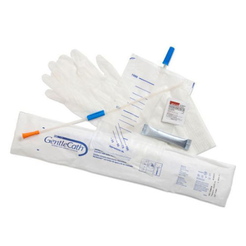 GentleCath Tiemann - 16" Hydrophilic Coude Catheter Kit
