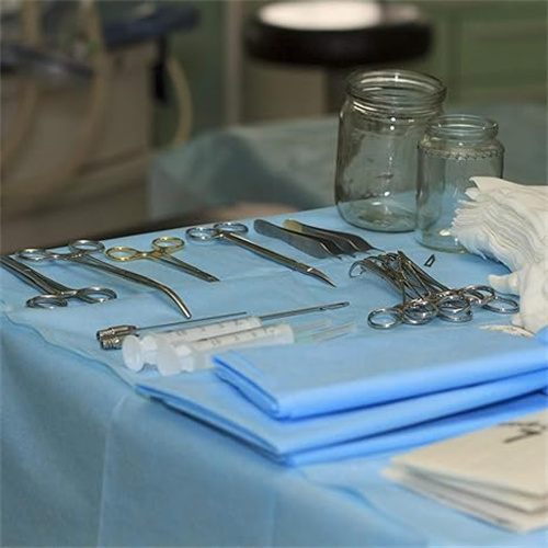 Disposable CSR Sterilization Wraps-Non-Woven-size 100 x 100 cm- Sterilization with Steam & EO