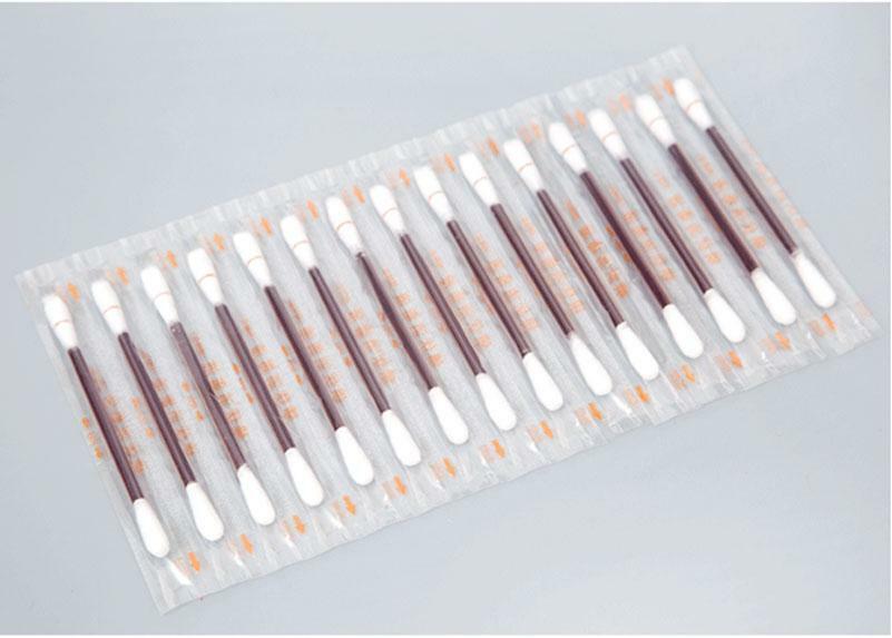 Why are iodophor cotton swabs popular?