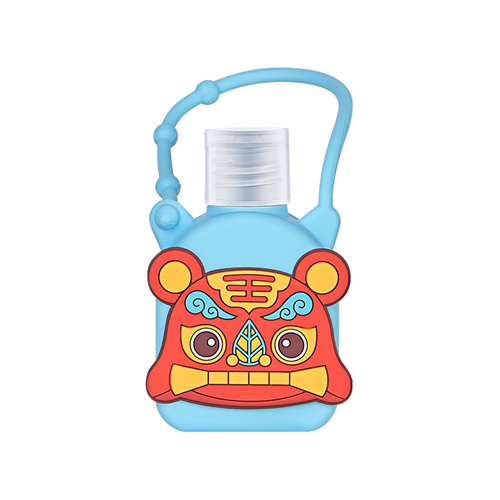 Alcohol Disinfection Gel With Tiger Silicone Holder-Volume 29 ml-Clean Scent, Attractive and adorable