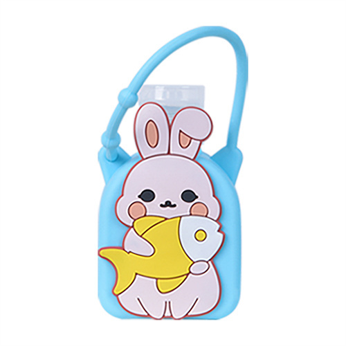 Alcohol Disinfection Gel With Cute Rabbit Silicone Holder-Volume 29 ml-Clean Scent, Attractive and adorable