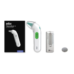 Ear Thermometer-ExacTemp Stability Indicator for Professional Accuracy, Digital Display, Baby and Infant Friendly, No. 1 Brand Recommended by Pediatricians