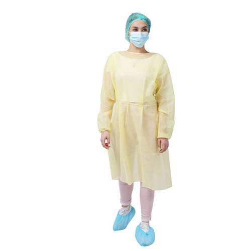 Isolation gown AAMI2--with Elastic Wrists-Resistant and Latex-Free Gowns