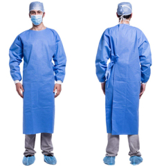 isolation gown AAMI3-with Elastic Wrists-Resistant and Latex-Free Gowns
