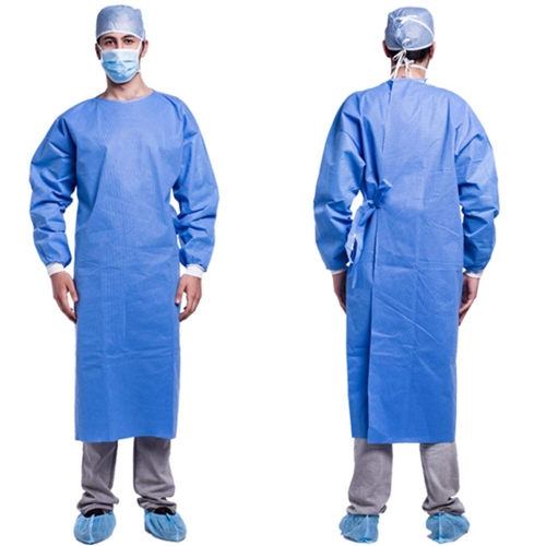 isolation gown AAMI3-with Elastic Wrists-Resistant and Latex-Free Gowns