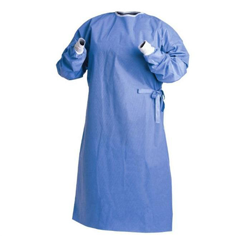 Isolation gown AAMI4-with Elastic Wrists-Resistant and Latex-Free Gowns
