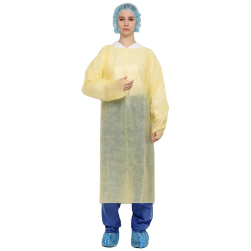Isolation gown AAMI2--with Elastic Wrists-Resistant and Latex-Free Gowns