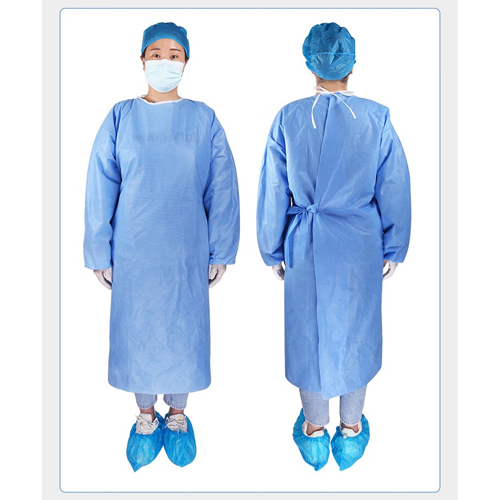 isolation gown AAMI3-with Elastic Wrists-Resistant and Latex-Free Gowns