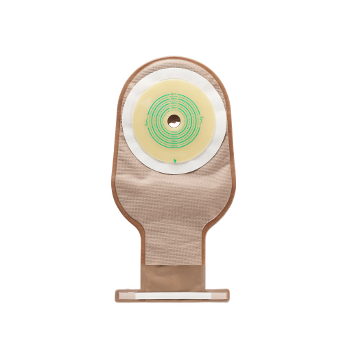 One-piece Drainable Ostomy pouch -Aluminum strip-Double ring adhesive-PET backing-Secure and Comfortable Stoma Care