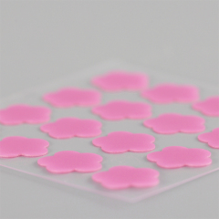 Acne patch-Flower shape sticker-16 pieces-Pink color-Hydrocolloid acne patch
