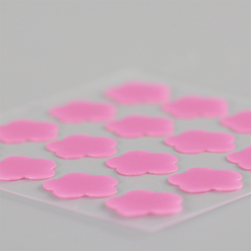 Acne patch-Flower shape sticker-16 pieces-Pink color-Hydrocolloid acne patch