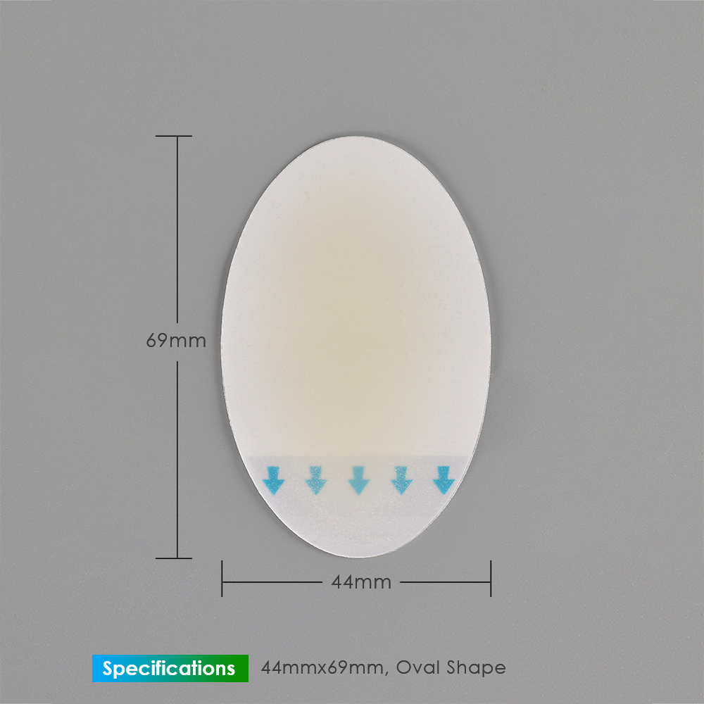 Foot patch hydrocolloid-Oval shape-L size-44mmx69mm-Blister bandage