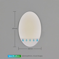 Foot patch hydrocolloid-Oval shape-L size-44mmx69mm-Blister bandage