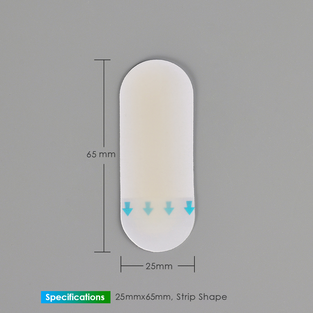 Foot patch hydrocolloid-Strip shape-L size-25mmx65mm-Blister bandage