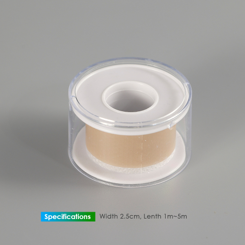 Silicone scar tape roll, size Width 2.5 cm, Lenth 2 m, color brown, scar care solution