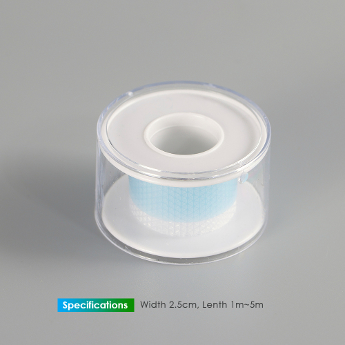 Silicone scar tape roll, size Width 2.5 cm, Lenth 2 m, color blue, scar care solution
