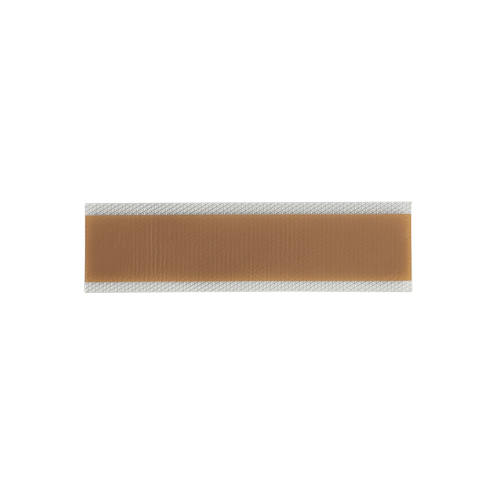Silicone scar sheet, size 3 cm X 15 cm, thickness 0.4mm, color brown, scar care solution