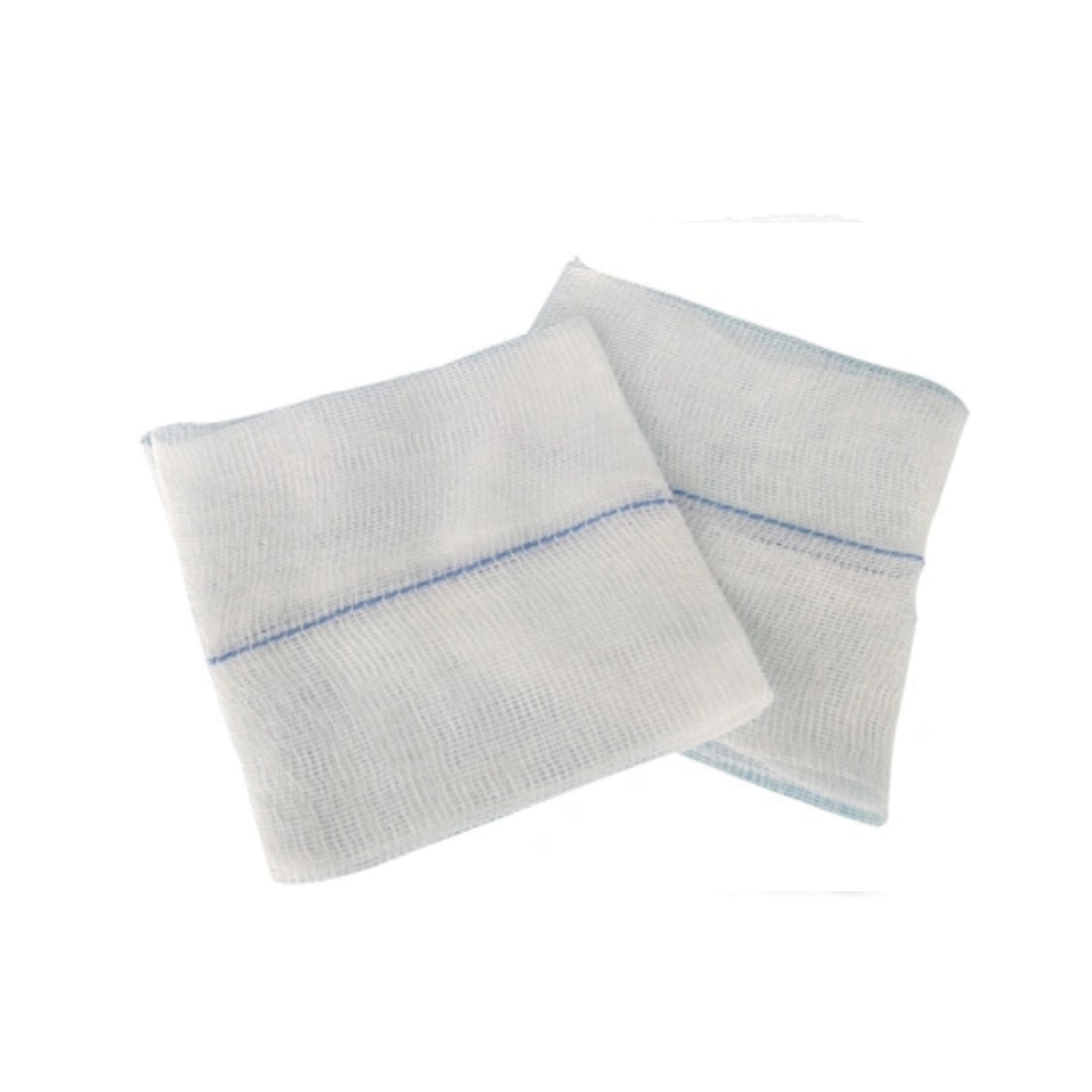 Absorbent gauze block-Size 6 cm x 8 cm x 8 ply-Absorbs fluids and body fluids easily