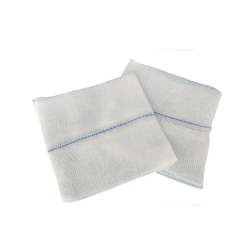 Absorbent gauze block-Size 6 cm x 8 cm x 8 ply-Absorbs fluids and body fluids easily