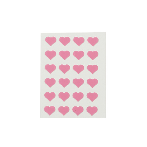 Acne patch-Heart shape sticker-24 pieces-Pink color-Hydrocolloid acne patch