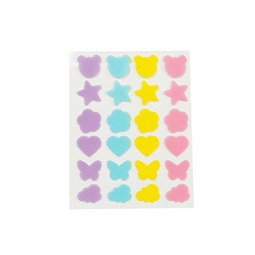 Acne patch-Multishape sticker-24 pieces-Multicolor-Hydrocolloid acne patch