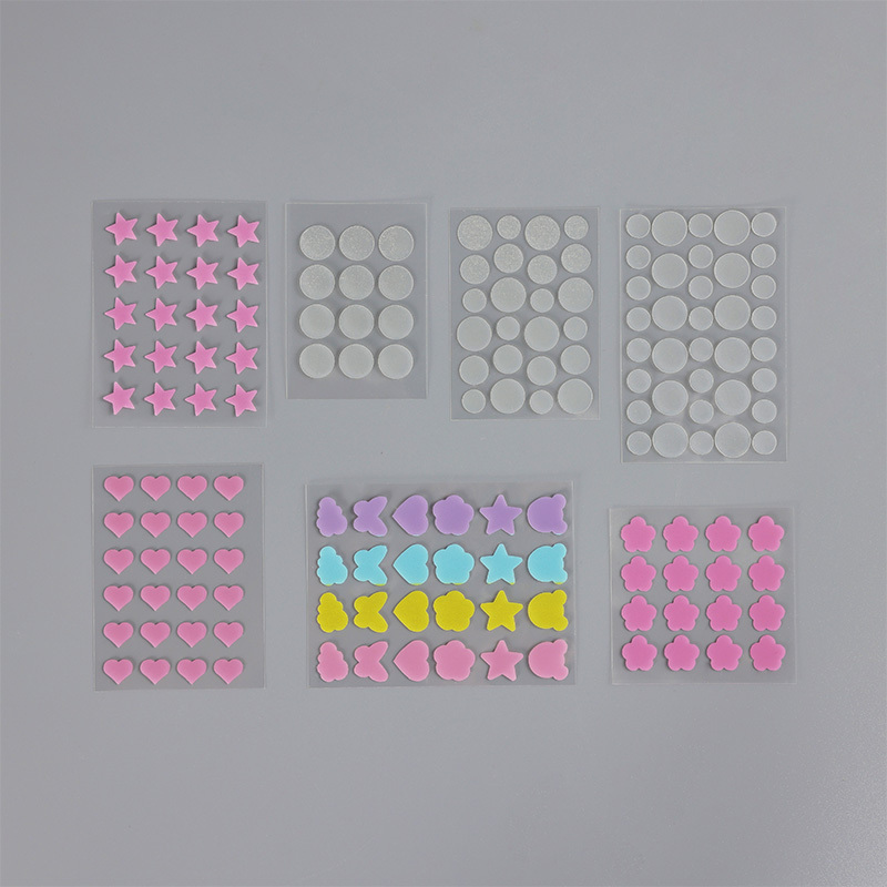 Acne patch-Flower shape sticker-16 pieces-Pink color-Hydrocolloid acne patch