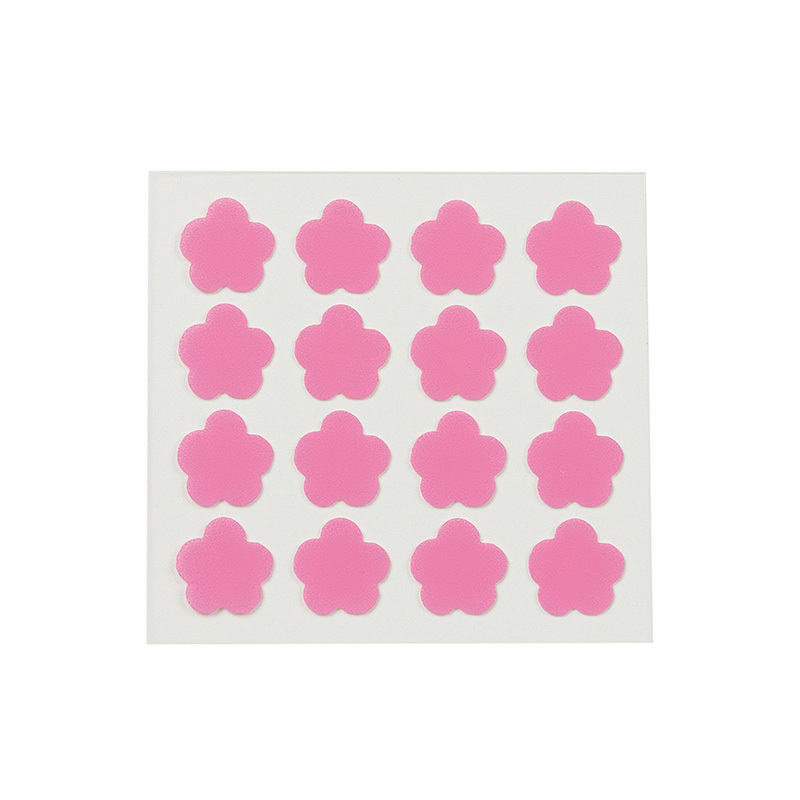 Acne patch-Flower shape sticker-16 pieces-Pink color-Hydrocolloid acne patch