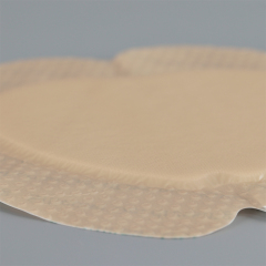 Sacral Foam Dressing, Silicone adhesive with boarder, Size 18 x 18 cm / 7"x7", matt PU film backing, Bed Sore Treatment Bandage for Sacrum